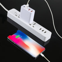 Load image into Gallery viewer, A3P 3A Max Output USB-C / Type-C + QC3.0 + Dual USB 4 Ports Wall Travel Charger, US Plug, US Plug