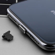 Load image into Gallery viewer, 2pcs Universal 8 Pin Charging Port Metal Anti-Dust Plug for iPhone
