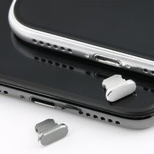 Load image into Gallery viewer, 2pcs Universal 8 Pin Charging Port Metal Anti-Dust Plug for iPhone