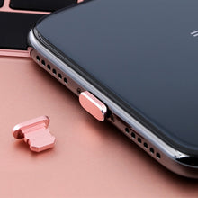 Load image into Gallery viewer, 2pcs Universal 8 Pin Charging Port Metal Anti-Dust Plug for iPhone