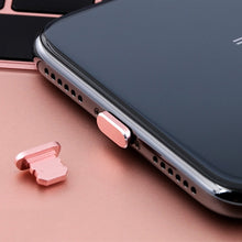Load image into Gallery viewer, 2pcs Universal 8 Pin Charging Port Metal Anti-Dust Plug for iPhone