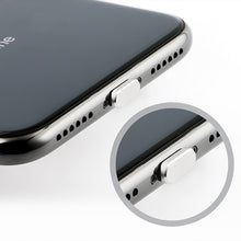 Load image into Gallery viewer, 2pcs Universal 8 Pin Charging Port Metal Anti-Dust Plug for iPhone