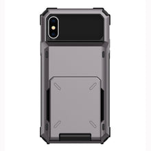 Load image into Gallery viewer, For iPhone X / XS Shockproof TPU + PC Protective Case with Card Slot