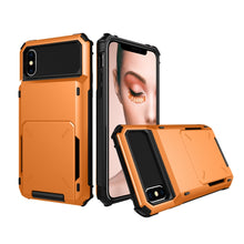 Load image into Gallery viewer, For iPhone X / XS Shockproof TPU + PC Protective Case with Card Slot