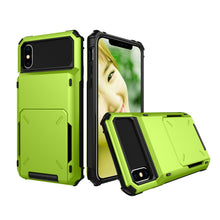 Load image into Gallery viewer, For iPhone X / XS Shockproof TPU + PC Protective Case with Card Slot