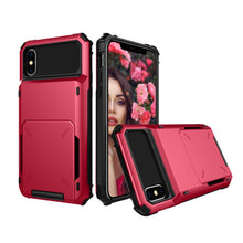 Load image into Gallery viewer, For iPhone X / XS Shockproof TPU + PC Protective Case with Card Slot