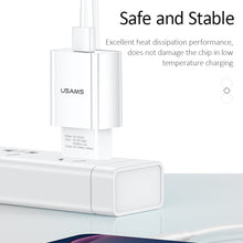 Load image into Gallery viewer, USAMS US-CC075 T18 2.1A Single USB Travel Charger, EU Plug