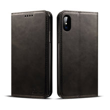 Load image into Gallery viewer, For iPhone X / XS Suteni Calf Texture Horizontal Flip Leather Case with Holder &amp; Card Slots &amp; Wallet, iPhone X / XS