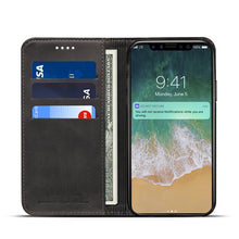 Load image into Gallery viewer, For iPhone X / XS Suteni Calf Texture Horizontal Flip Leather Case with Holder &amp; Card Slots &amp; Wallet, iPhone X / XS