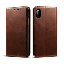 Load image into Gallery viewer, For iPhone X / XS Suteni Calf Texture Horizontal Flip Leather Case with Holder &amp; Card Slots &amp; Wallet, iPhone X / XS