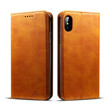 Load image into Gallery viewer, For iPhone X / XS Suteni Calf Texture Horizontal Flip Leather Case with Holder &amp; Card Slots &amp; Wallet, iPhone X / XS