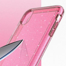 Load image into Gallery viewer, For iPhone X / XS Shockproof Terminator Style Glitter Powder Protector Case, iPhone X / XS (White), iPhone X / XS (Pink), iPhone X / XS (Grey)