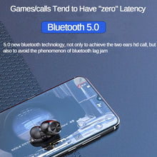 Load image into Gallery viewer, 263 TWS CVC8.0 Noise Cancelling Bluetooth Earphone with Charging Box, Support Touch &amp; Three-screen LED Battery Display &amp; Phone Holder &amp; Power Bank &amp; HD Call &amp; Voice Assistant