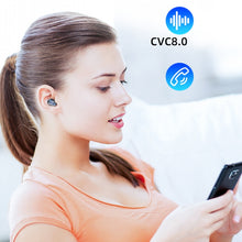 Load image into Gallery viewer, 263 TWS CVC8.0 Noise Cancelling Bluetooth Earphone with Charging Box, Support Touch &amp; Three-screen LED Battery Display &amp; Phone Holder &amp; Power Bank &amp; HD Call &amp; Voice Assistant