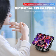 Load image into Gallery viewer, 263 TWS CVC8.0 Noise Cancelling Bluetooth Earphone with Charging Box, Support Touch &amp; Three-screen LED Battery Display &amp; Phone Holder &amp; Power Bank &amp; HD Call &amp; Voice Assistant