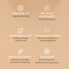 Load image into Gallery viewer, 278 TWS External Noise Cancelling Touch Bluetooth Earphone with Charging Box, Support LED Power Digital Display &amp; Breathing Lights &amp; Call &amp; Voice Assistant