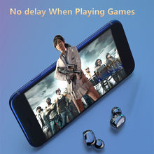 Load image into Gallery viewer, A9 TWS CVC8.0 and DSP Dual Noise Cancelling Bluetooth Earphone with Magnetic Charging Box &amp; LED Digital Display, Support Touch &amp; HD Call &amp; Siri &amp; Power Bank