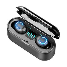 Load image into Gallery viewer, F9-8 TWS CVC8.0 Noise Cancelling Touch Mini Bluetooth Earphone with Charging Box, Support Three-screen LED Power Display &amp; Mobile Phone Holder &amp; Call &amp; Voice Assistant