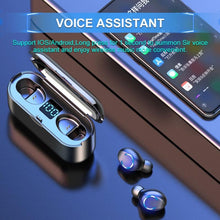 Load image into Gallery viewer, F9-8 TWS CVC8.0 Noise Cancelling Touch Mini Bluetooth Earphone with Charging Box, Support Three-screen LED Power Display &amp; Mobile Phone Holder &amp; Call &amp; Voice Assistant