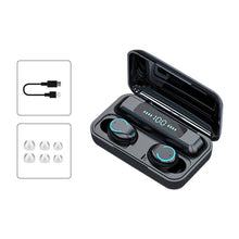 Load image into Gallery viewer, F9-9 TWS CVC8.0 Noise Cancelling Bluetooth Earphone with Charging Box, Support Touch Lighting Effect &amp; Three-screen LED Power Display &amp; Power Bank &amp; Mobile Phone Holder &amp; HD Call &amp; Voice Assistant