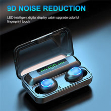 Load image into Gallery viewer, F9-9 TWS CVC8.0 Noise Cancelling Bluetooth Earphone with Charging Box, Support Touch Lighting Effect &amp; Three-screen LED Power Display &amp; Power Bank &amp; Mobile Phone Holder &amp; HD Call &amp; Voice Assistant