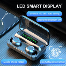 Load image into Gallery viewer, F9-9 TWS CVC8.0 Noise Cancelling Bluetooth Earphone with Charging Box, Support Touch Lighting Effect &amp; Three-screen LED Power Display &amp; Power Bank &amp; Mobile Phone Holder &amp; HD Call &amp; Voice Assistant