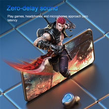 Load image into Gallery viewer, F9-9 TWS CVC8.0 Noise Cancelling Bluetooth Earphone with Charging Box, Support Touch Lighting Effect &amp; Three-screen LED Power Display &amp; Power Bank &amp; Mobile Phone Holder &amp; HD Call &amp; Voice Assistant