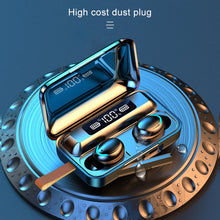 Load image into Gallery viewer, F9-5C Jerry Solution Touch Bluetooth Earphone with Magnetic Charging Box, Support Three-screen LED Power Display &amp; Power Bank &amp; Call &amp; Siri &amp; Hand Strap