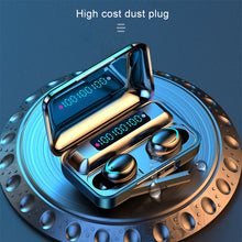 Load image into Gallery viewer, F9-5C Four-bar Breathing Light + Digital Display Noise Reduction Bluetooth Earphone with Hand Strap