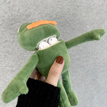 Load image into Gallery viewer, For AirPods 1 / 2 Plush Sad Frog Shape Earphone Protective Case with Hook