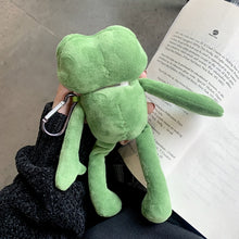 Load image into Gallery viewer, For AirPods 1 / 2 Plush Sad Frog Shape Earphone Protective Case with Hook