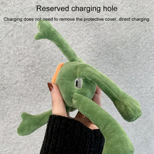 Load image into Gallery viewer, For AirPods 1 / 2 Plush Sad Frog Shape Earphone Protective Case with Hook