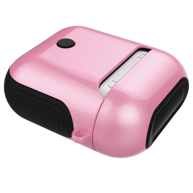 Varnished PC Bluetooth Earphones Case Anti-lost Storage Bag for Apple AirPods 1/2