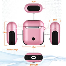 Load image into Gallery viewer, Varnished PC Bluetooth Earphones Case Anti-lost Storage Bag for Apple AirPods 1/2