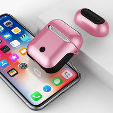 Load image into Gallery viewer, Varnished PC Bluetooth Earphones Case Anti-lost Storage Bag for Apple AirPods 1/2