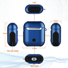 Load image into Gallery viewer, Varnished PC Bluetooth Earphones Case Anti-lost Storage Bag for Apple AirPods 1/2