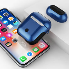 Load image into Gallery viewer, Varnished PC Bluetooth Earphones Case Anti-lost Storage Bag for Apple AirPods 1/2