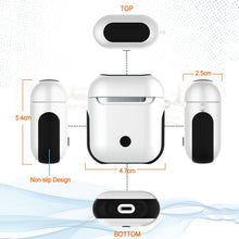 Load image into Gallery viewer, Varnished PC Bluetooth Earphones Case Anti-lost Storage Bag for Apple AirPods 1/2