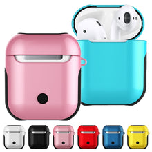 Load image into Gallery viewer, Varnished PC Bluetooth Earphones Case Anti-lost Storage Bag for Apple AirPods 1/2