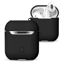 Load image into Gallery viewer, Frosted Rubber Paint + PC Bluetooth Earphones Case Anti-lost Storage Bag for Apple AirPods 1/2