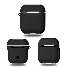 Load image into Gallery viewer, Frosted Rubber Paint + PC Bluetooth Earphones Case Anti-lost Storage Bag for Apple AirPods 1/2