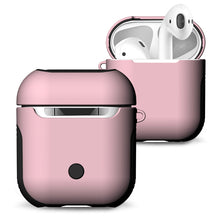 Load image into Gallery viewer, Frosted Rubber Paint + PC Bluetooth Earphones Case Anti-lost Storage Bag for Apple AirPods 1/2