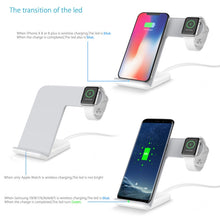 Load image into Gallery viewer, F11 Vertical Magnetic Wireless Charger for QI Charging Standard Mobile Phones &amp; Apple Watch Series