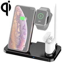 Load image into Gallery viewer, W30 QI Vertical Wireless Charger for Mobile Phones &amp; Apple Watches &amp; AirPods &amp; Apple Pencil, with Adjustable Phone Stand