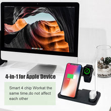 Load image into Gallery viewer, W30 QI Vertical Wireless Charger for Mobile Phones &amp; Apple Watches &amp; AirPods &amp; Apple Pencil, with Adjustable Phone Stand