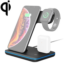 Load image into Gallery viewer, Z5 QI Vertical Magnetic Wireless Charger for Mobile Phones &amp; Apple Watches &amp; AirPods / Xiaomi Redmi AirDots, with Touch Ring Light