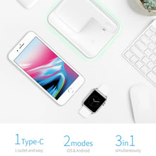 Load image into Gallery viewer, Z5 QI Vertical Magnetic Wireless Charger for Mobile Phones &amp; Apple Watches &amp; AirPods / Xiaomi Redmi AirDots, with Touch Ring Light