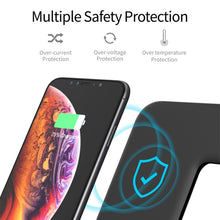 Load image into Gallery viewer, Z5 QI Vertical Magnetic Wireless Charger for Mobile Phones &amp; Apple Watches &amp; AirPods / Xiaomi Redmi AirDots, with Touch Ring Light