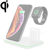 Load image into Gallery viewer, Z5 QI Vertical Magnetic Wireless Charger for Mobile Phones &amp; Apple Watches &amp; AirPods / Xiaomi Redmi AirDots, with Touch Ring Light