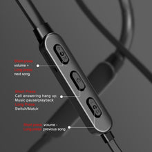 Load image into Gallery viewer, Bluetooth 5.1 Round Wire Neck-mounted Bluetooth Sports Earphone with Magnetic Function